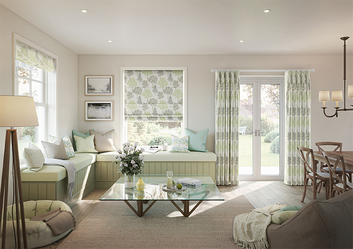 Coppice Faux Silk, Olive - Made to Measure Curtain - Image 14